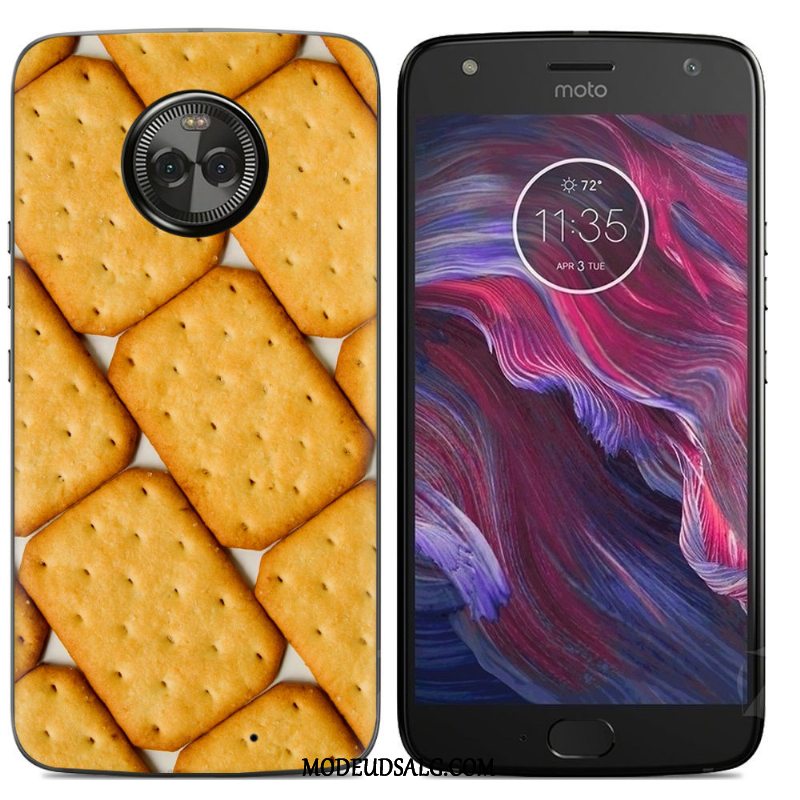 Moto X4 Etui Cover Farve Af Personlighed Anti-fald Malet