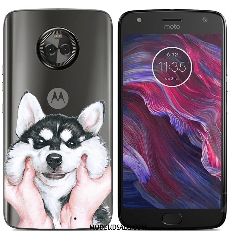 Moto X4 Etui Cover Farve Af Personlighed Anti-fald Malet