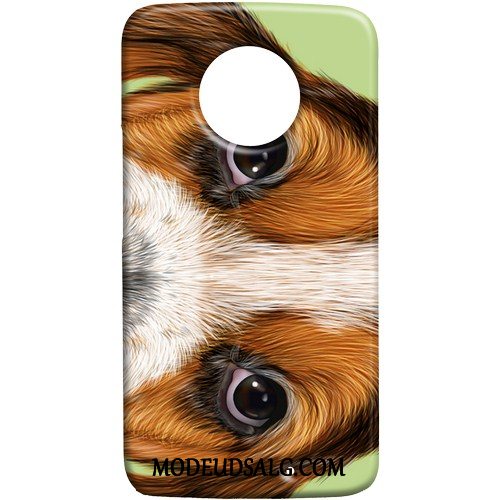 Moto X4 Etui Cover Lille Sektion Nubuck Hund Af Personlighed