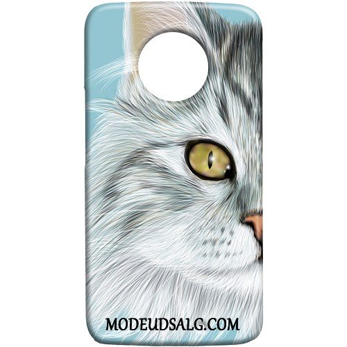 Moto X4 Etui Cover Lille Sektion Nubuck Hund Af Personlighed