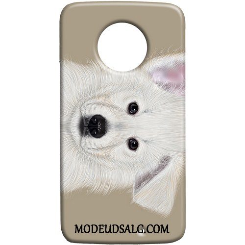 Moto X4 Etui Cover Lille Sektion Nubuck Hund Af Personlighed