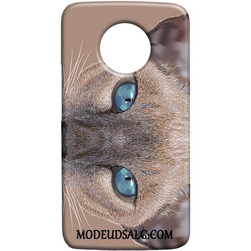 Moto X4 Etui Cover Lille Sektion Nubuck Hund Af Personlighed