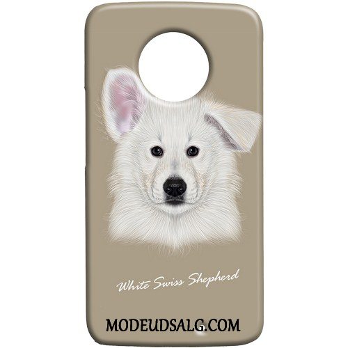 Moto X4 Etui Cover Lille Sektion Nubuck Hund Af Personlighed