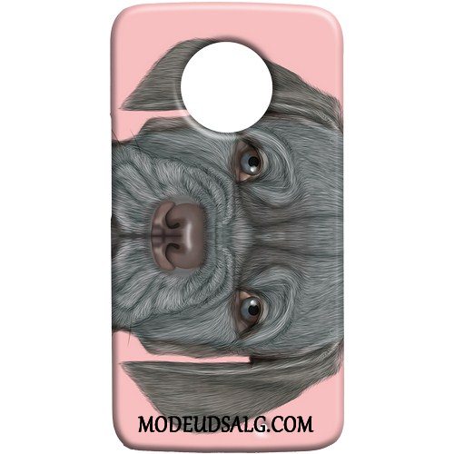 Moto X4 Etui Cover Lille Sektion Nubuck Hund Af Personlighed