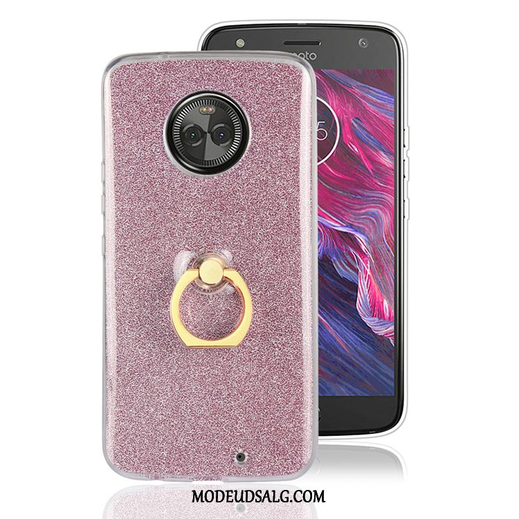 Moto X4 Etui / Cover Pulver Alt Inklusive Hængende Ornamenter Hvid