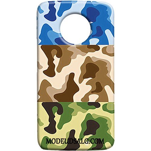 Moto X4 Etui Gul Af Personlighed Kreativ Nubuck Camouflage