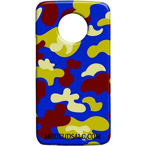 Moto X4 Etui Gul Af Personlighed Kreativ Nubuck Camouflage