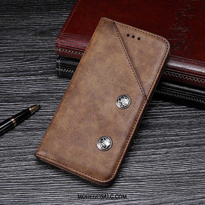 Moto Z2 Force Edition Etui / Cover Lædertaske Anti-fald