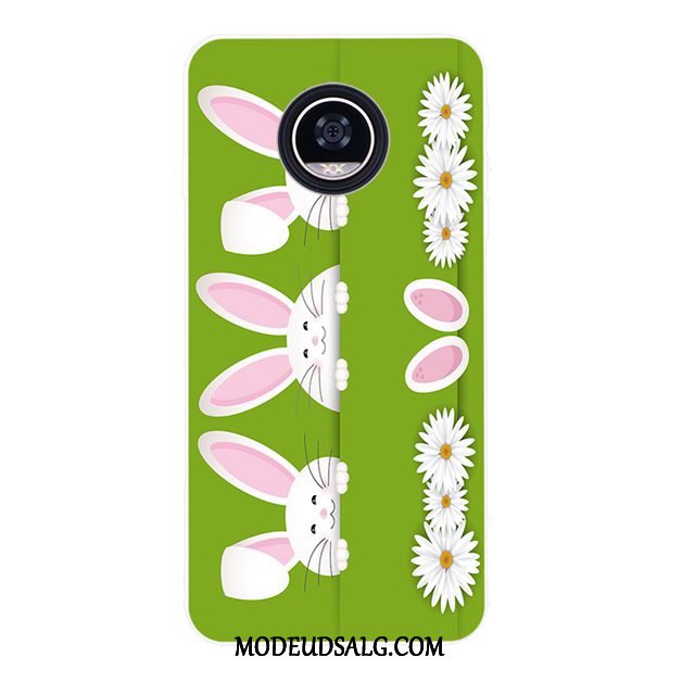 Moto Z2 Play Etui / Cover Blød Gul Blomster Tilpas Mode