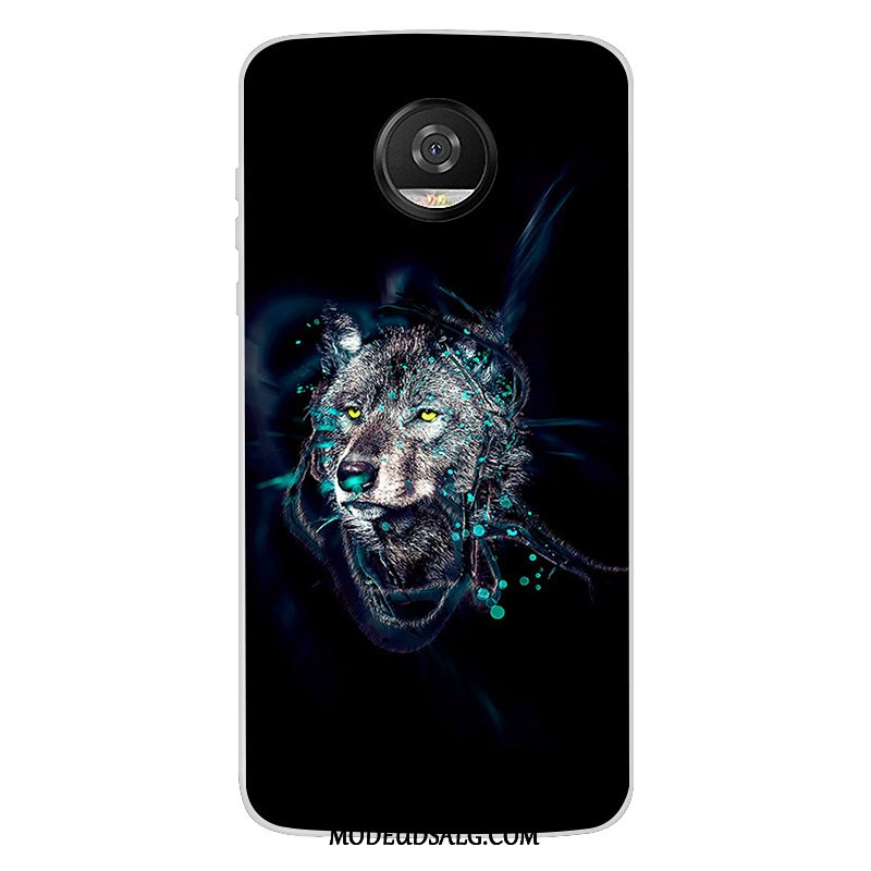 Moto Z2 Play Etui / Cover Hvid Frisk Pu Dyr Blød