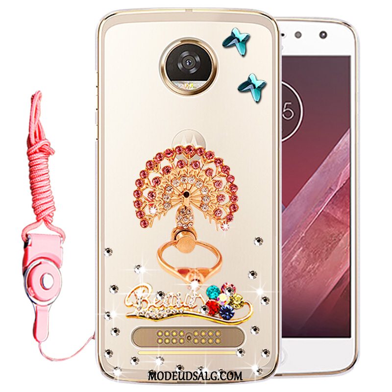 Moto Z2 Play Etui Cover Strass Gennemsigtig Beskyttelse