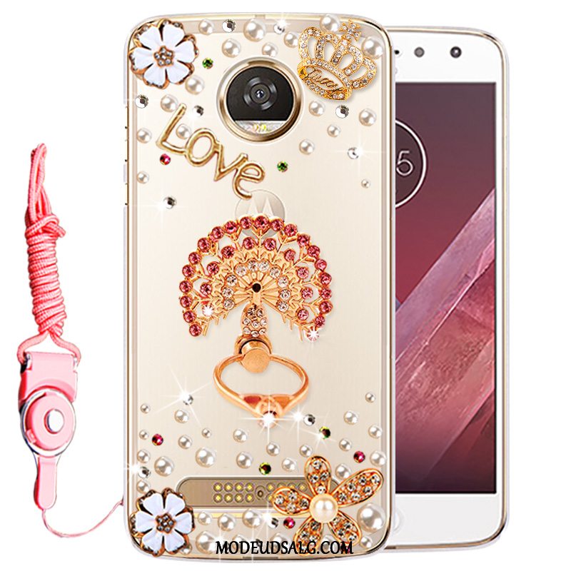 Moto Z2 Play Etui Cover Strass Gennemsigtig Beskyttelse