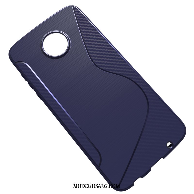 Moto Z2 Play Etui Lilla Skridsikre Beskyttelse Blød Cover