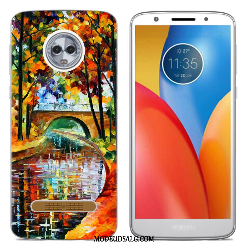 Moto Z3 Play Etui Beskyttelse Kreativ Cover Silikone-etui Farve