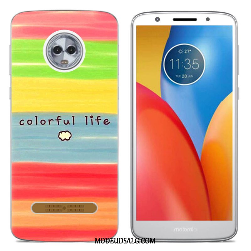 Moto Z3 Play Etui Beskyttelse Kreativ Cover Silikone-etui Farve