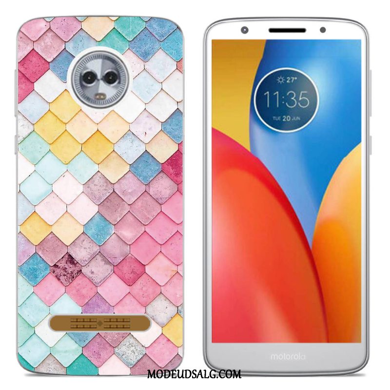 Moto Z3 Play Etui Beskyttelse Kreativ Cover Silikone-etui Farve