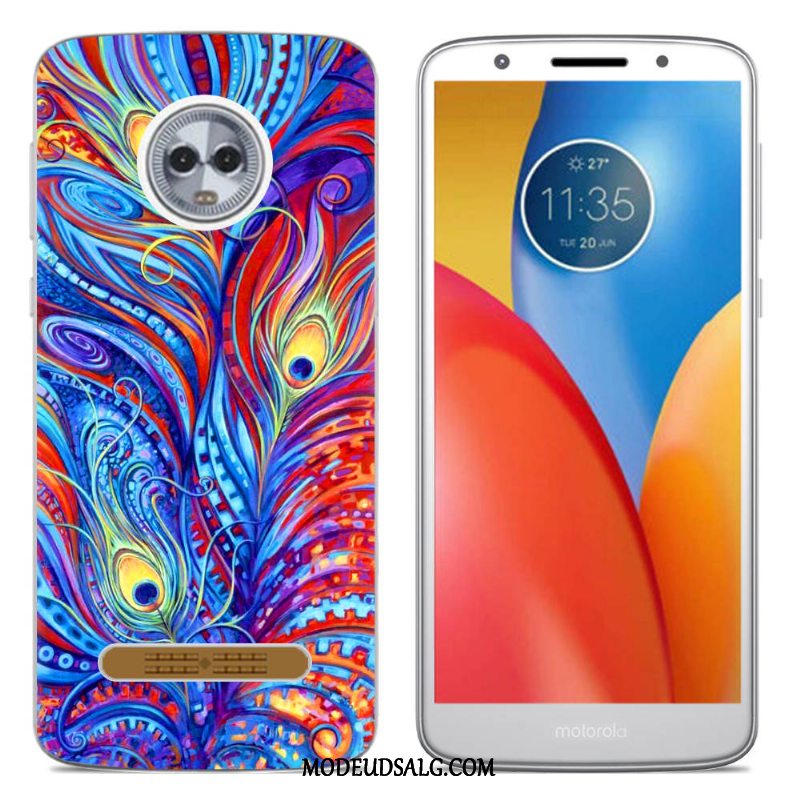 Moto Z3 Play Etui Beskyttelse Kreativ Cover Silikone-etui Farve