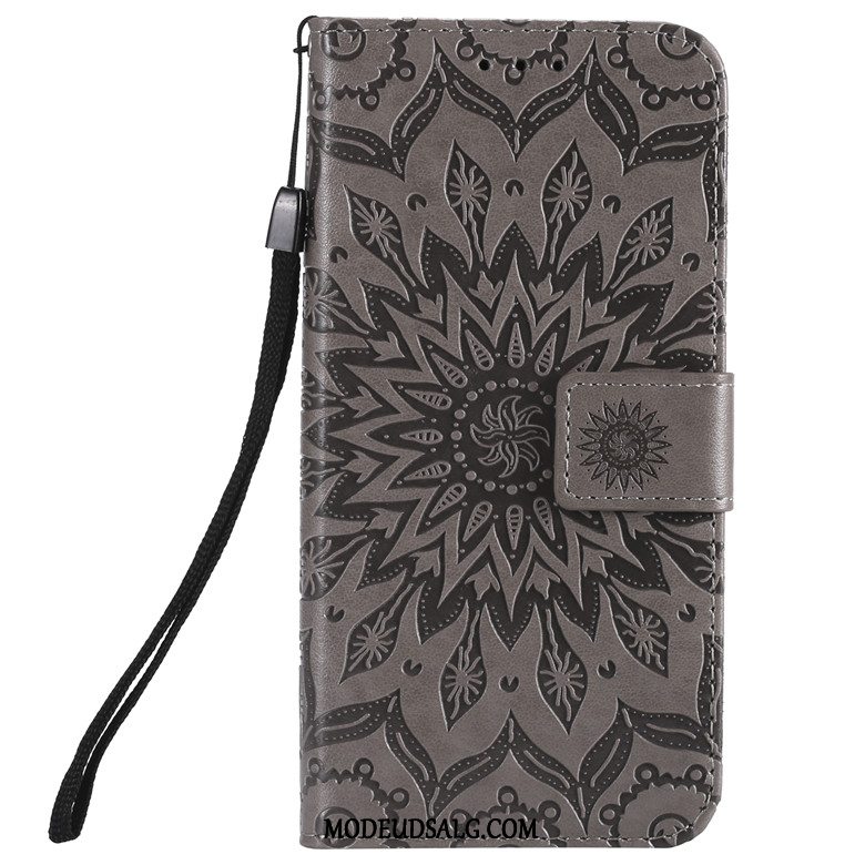 Moto Z3 Play Etui Blød Sol Clamshell Grøn Blomster