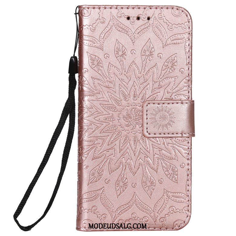 Moto Z3 Play Etui Blød Sol Clamshell Grøn Blomster