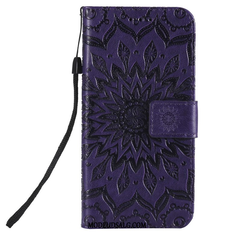 Moto Z3 Play Etui Blød Sol Clamshell Grøn Blomster