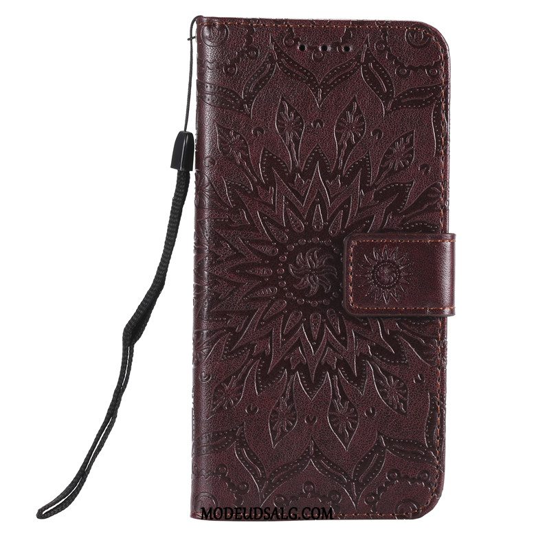 Moto Z3 Play Etui Blød Sol Clamshell Grøn Blomster