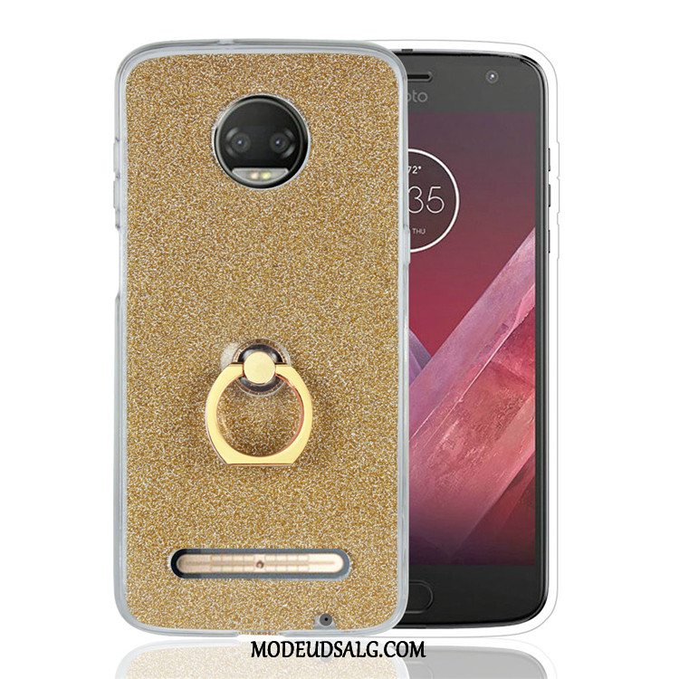 Moto Z3 Play Etui / Cover Alt Inklusive Ring Blå Anti-fald Af Personlighed