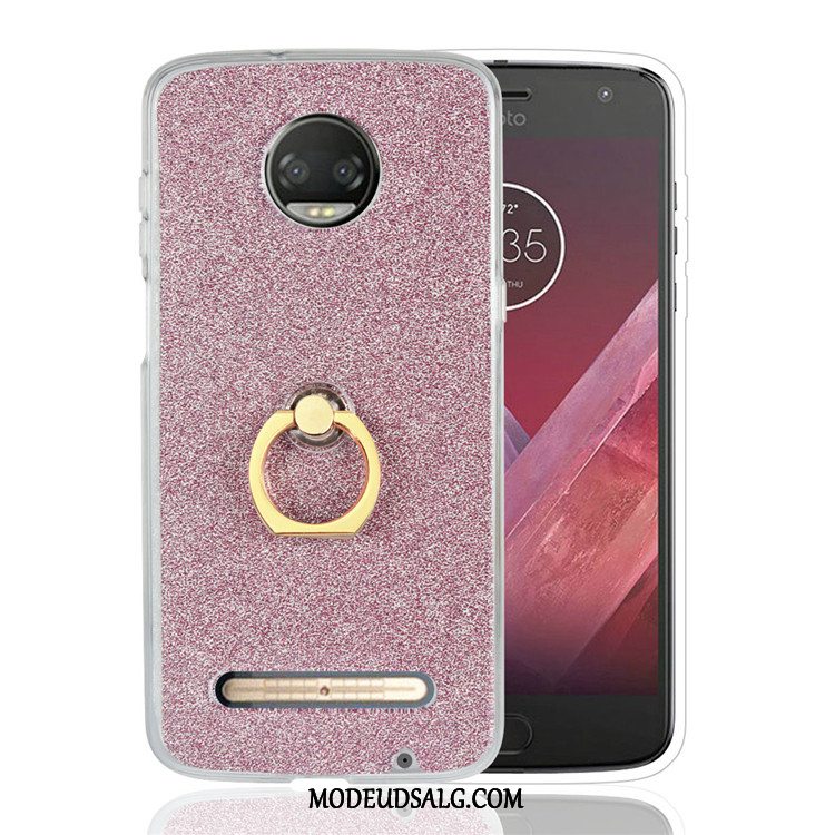 Moto Z3 Play Etui / Cover Alt Inklusive Ring Blå Anti-fald Af Personlighed