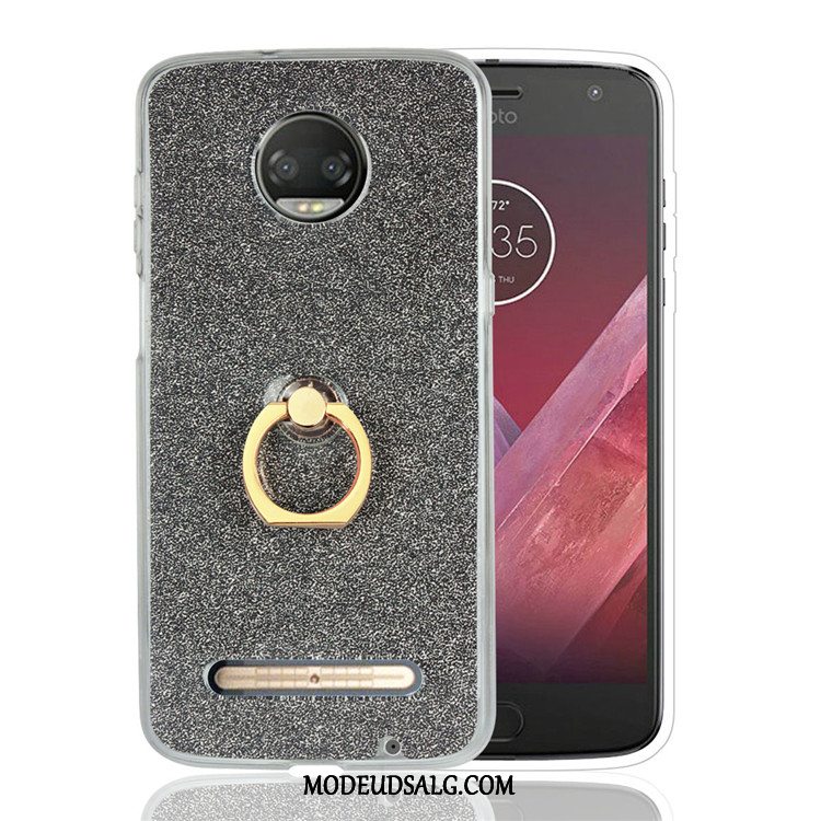 Moto Z3 Play Etui / Cover Alt Inklusive Ring Blå Anti-fald Af Personlighed