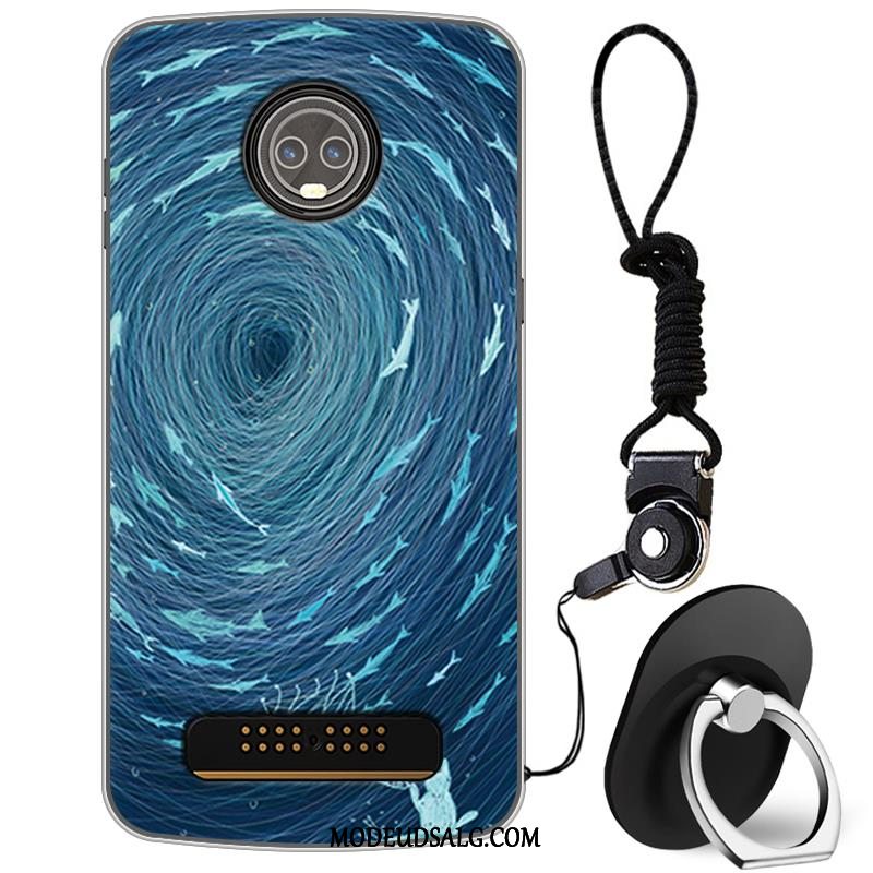 Moto Z3 Play Etui / Cover Hvid Kunst Beskyttelse Frisk