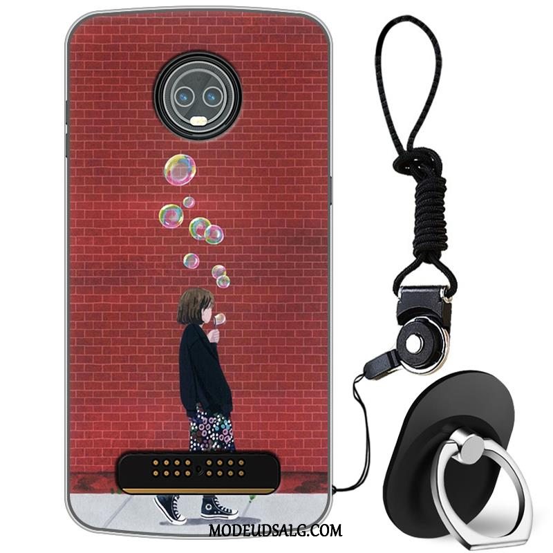 Moto Z3 Play Etui / Cover Hvid Kunst Beskyttelse Frisk