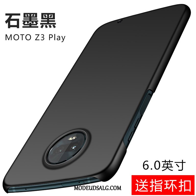 Moto Z3 Play Etui / Cover Simple Let Tynd Lyserød Hemming