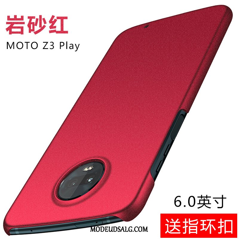 Moto Z3 Play Etui / Cover Simple Let Tynd Lyserød Hemming