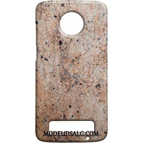 Moto Z3 Play Etui / Cover Stor Beskyttelse Mønster Af Personlighed Nubuck