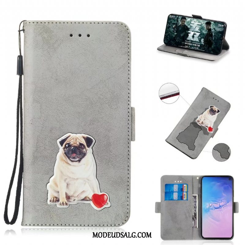 Motorola One Etui / Cover Fold Tegnebog Guld Folio