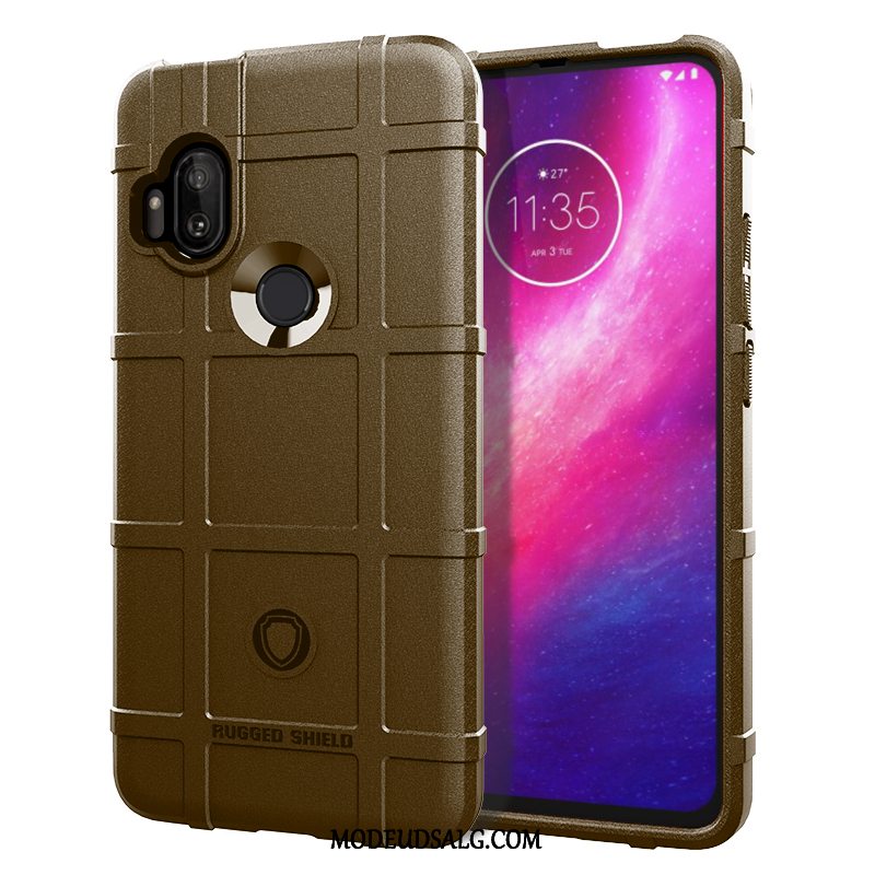 Motorola One Hyper Etui Cover Beskyttelse Hemming Simple Anti-fald