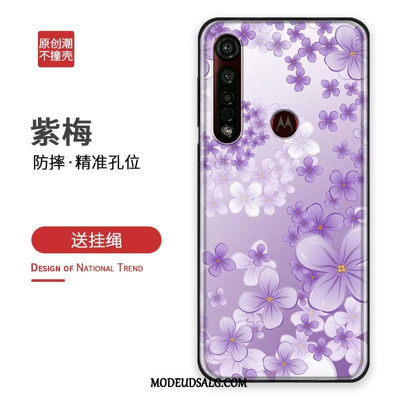 Motorola One Macro Etui / Cover Af Personlighed Silikone Kreativ Alt Inklusive