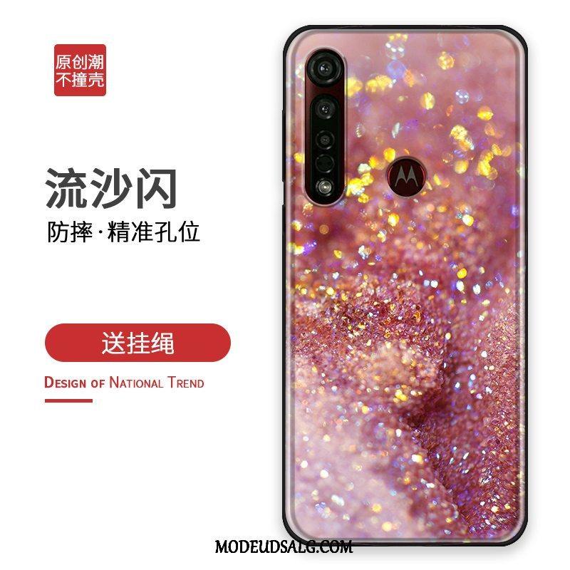 Motorola One Macro Etui / Cover Af Personlighed Silikone Kreativ Alt Inklusive