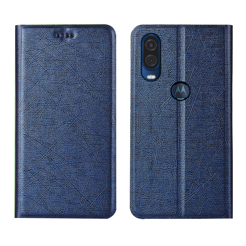 Motorola One Vision Etui / Cover Alt Inklusive Beskyttelse Lyserød Silke