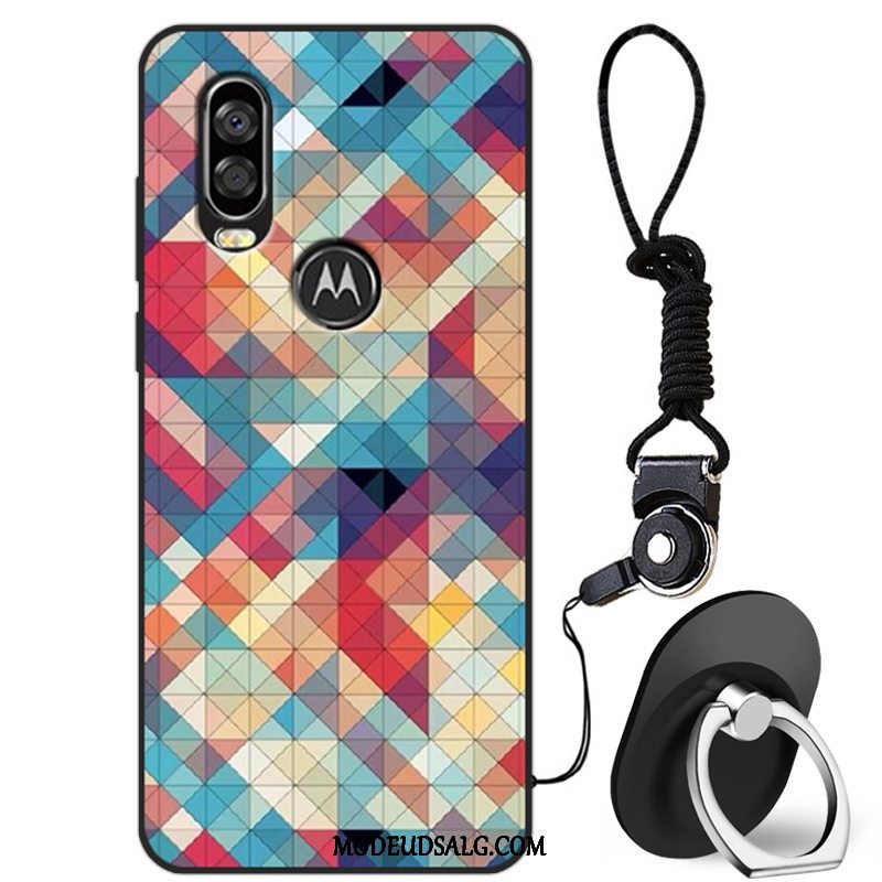 Motorola One Vision Etui / Cover Mode Kreativ Alt Inklusive Lyserød