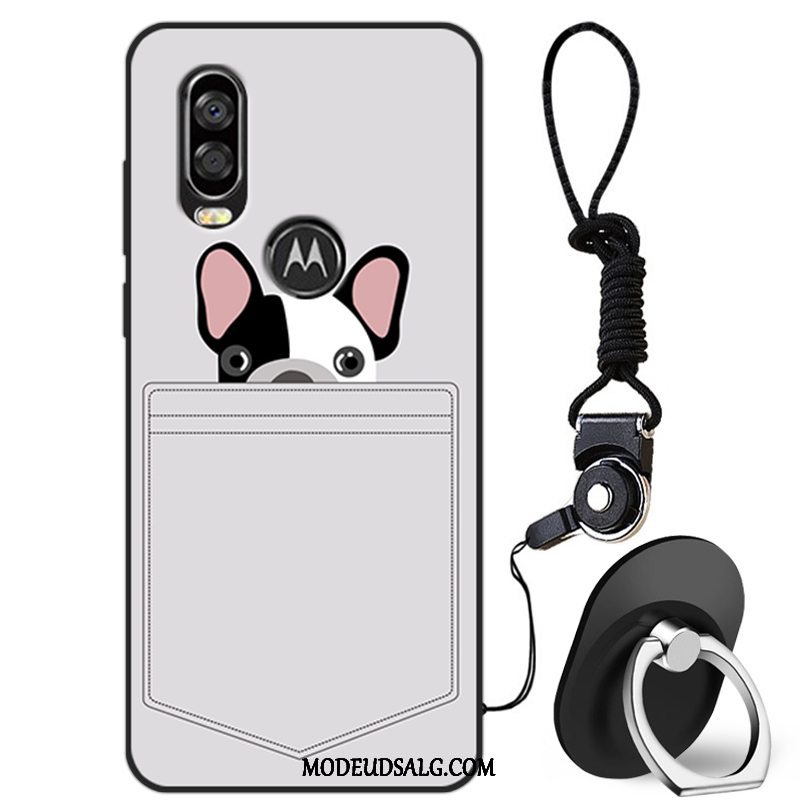 Motorola One Vision Etui / Cover Mode Kreativ Alt Inklusive Lyserød