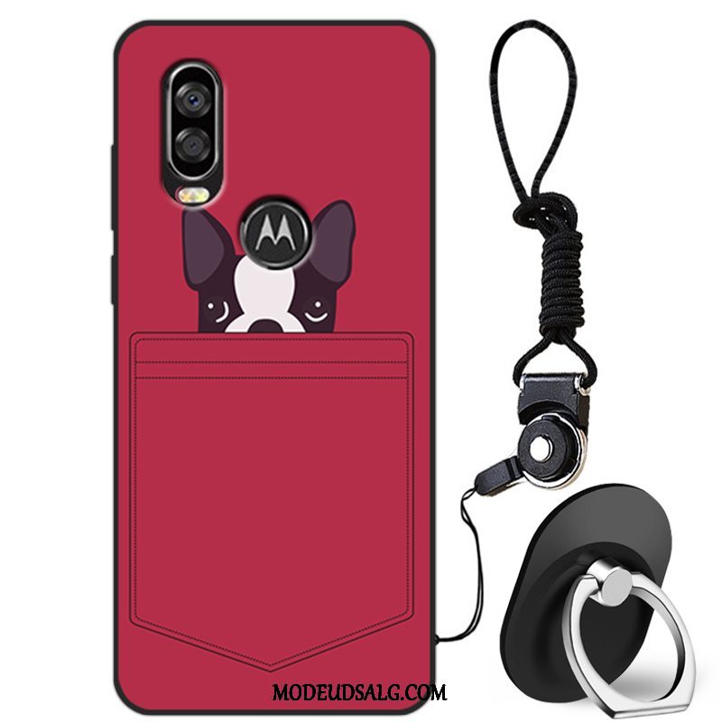 Motorola One Vision Etui / Cover Mode Kreativ Alt Inklusive Lyserød