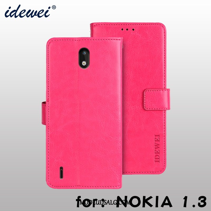 Nokia 1.3 Etui / Cover Kort Tegnebog Folio Support Beskyttelse