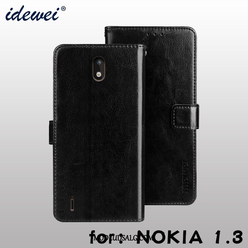 Nokia 1.3 Etui / Cover Kort Tegnebog Folio Support Beskyttelse