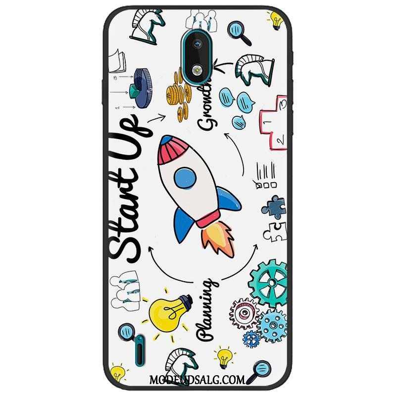 Nokia 1.3 Etui Klud Cartoon Grøn Cover Smuk