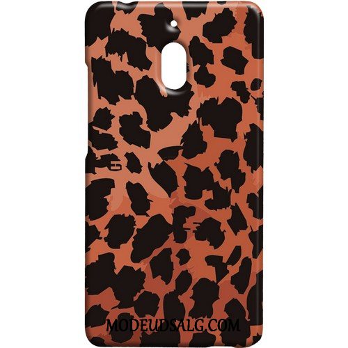 Nokia 2.1 Etui Af Personlighed Leopard Vind Nubuck Gul