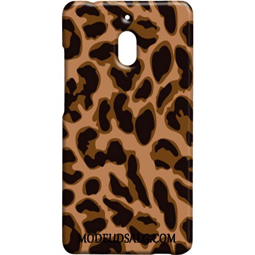 Nokia 2.1 Etui Af Personlighed Leopard Vind Nubuck Gul