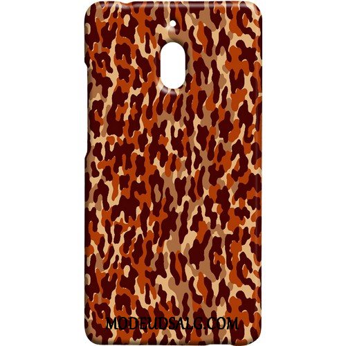 Nokia 2.1 Etui Af Personlighed Leopard Vind Nubuck Gul