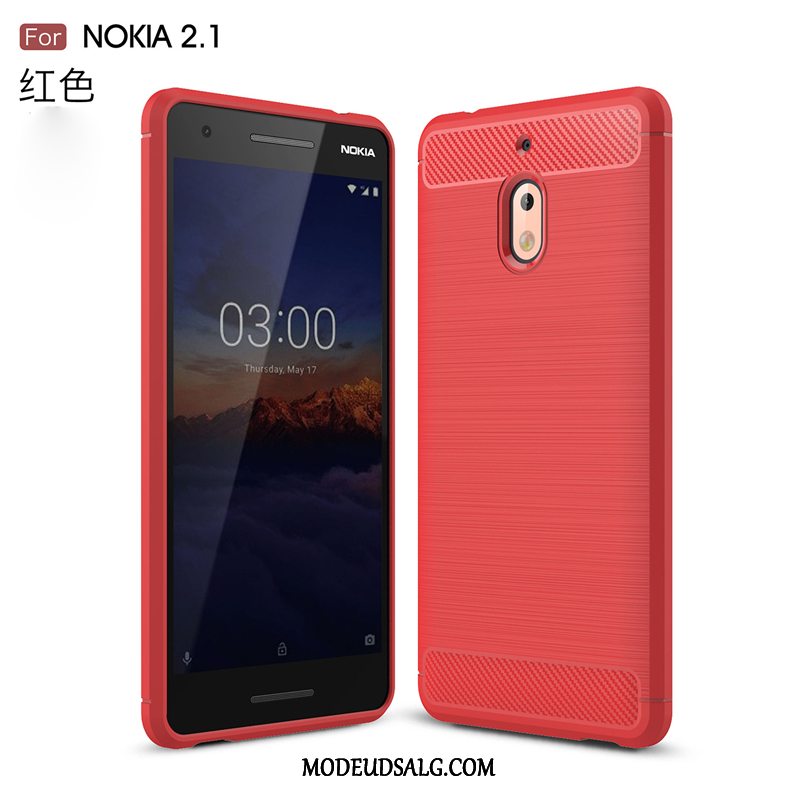 Nokia 2.1 Etui Beskyttelse Af Personlighed Alt Inklusive Blød Sort