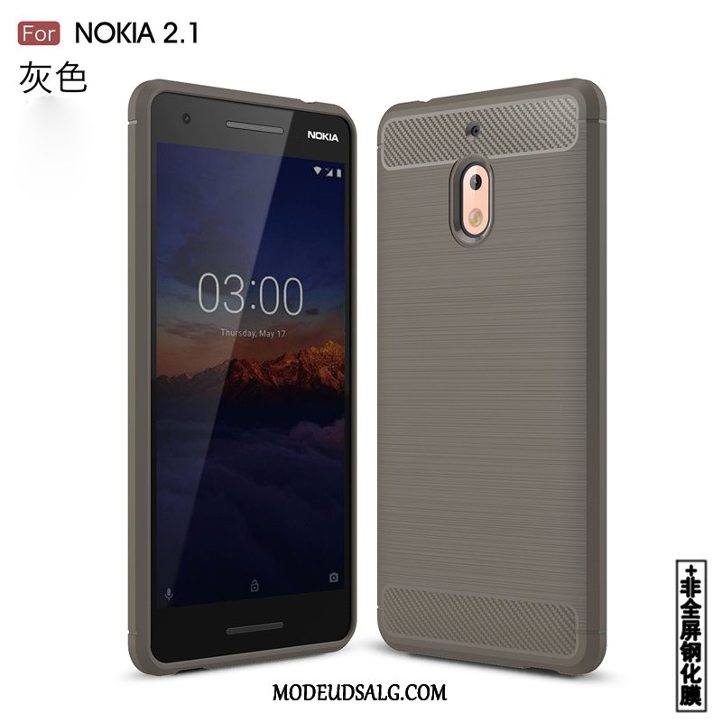 Nokia 2.1 Etui Beskyttelse Af Personlighed Alt Inklusive Blød Sort