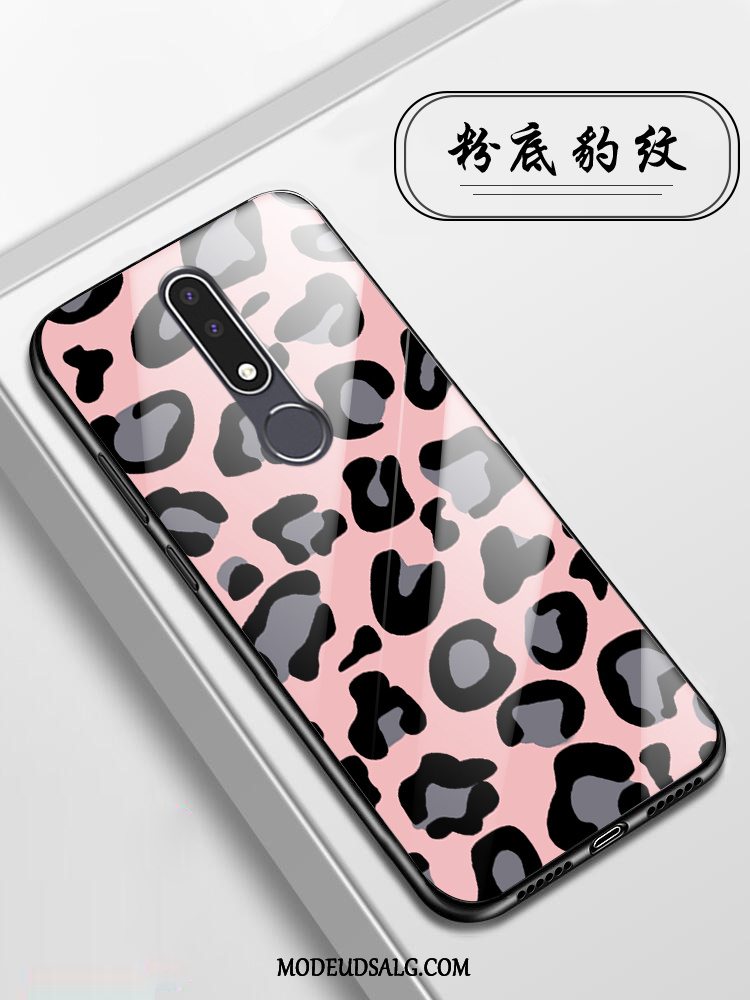 Nokia 3.1 Etui Beskyttelse Leopard Lyserød Ny Trendy